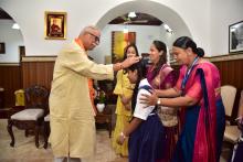 Raksha Bandhan by students of PM Shri Govt. Primary School, Marcel 