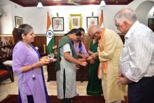 Raksha Bandhan by students of Gujarati Samaj Educational Trust, Special School 