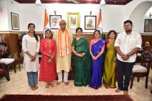 Raksha Bandhan by Sarita Borkar and others, RSS Mahila Wing Goa 