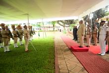 Hon’ble Governor Shri Pusapati Ashok Gajapathi Raju laid Wreath At The Martyr’s Memorial, Azad Maidan, Panaji.