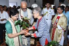 Hon'ble Governor along with First Lady Smt. Suneela attended Feast of Our lady of Assumption at Raj Bhavan Chapel.