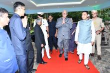 Hon'ble Governor attended At Home Reception -Independence Day 2025 at New Darbar Hall, Raj Bhavan.  