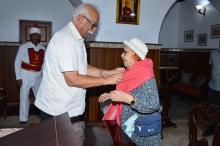 Smt. Libia Lobo Sardessai, Padma Shri called on Hon'ble Governor At Raj Bhavan.  