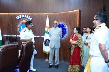 Hon'ble Governor visited INS Hansa, Dabolim