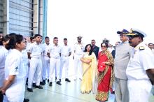 Hon'ble Governor visited INS Hansa, Dabolim
