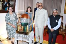 Hon'ble Governor attended the function of Pining of Flag & Celebration of Armed Forces Flag Day at Old Durbar Hall, Raj Bhavan. 