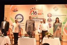 Hon'ble Governor attended as Chief Guest for 16th  National Voter’s Day, At Rajiv Kala Mandir, Ponda