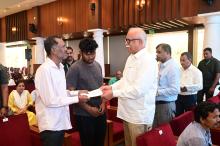 Hon'ble Governor attended Program for cheque distribution for Dialysis and Cancer patients at Zuari Hall, Lok Bhavan