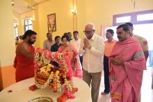 Hon'ble Governor Attended Ganesh Janmostov Pooja, Prayer Hall, Staff Residence